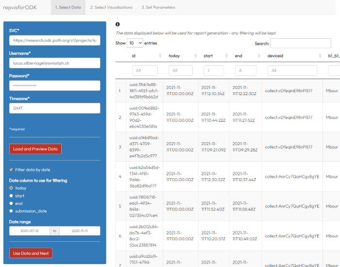 _1. Tab: Select Data_