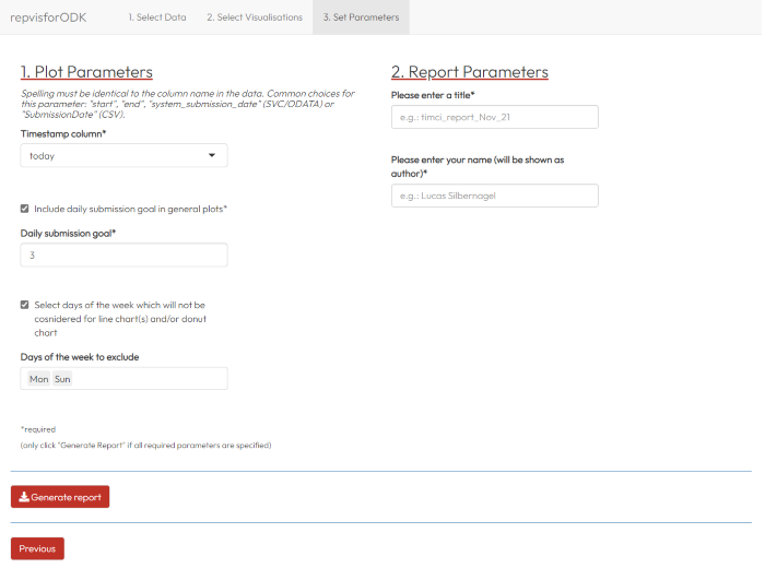 _3. Tab: Set Parameters_